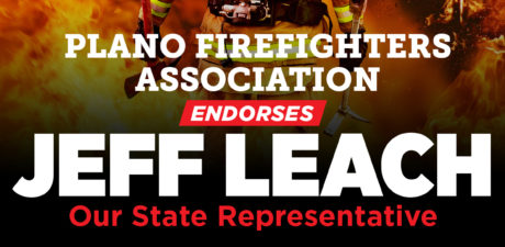 Plano Firefighters Association Endorses State Rep. Jeff Leach