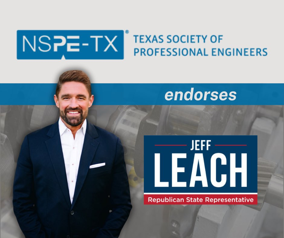 Endorsed by Texas Society of Professional Engineers