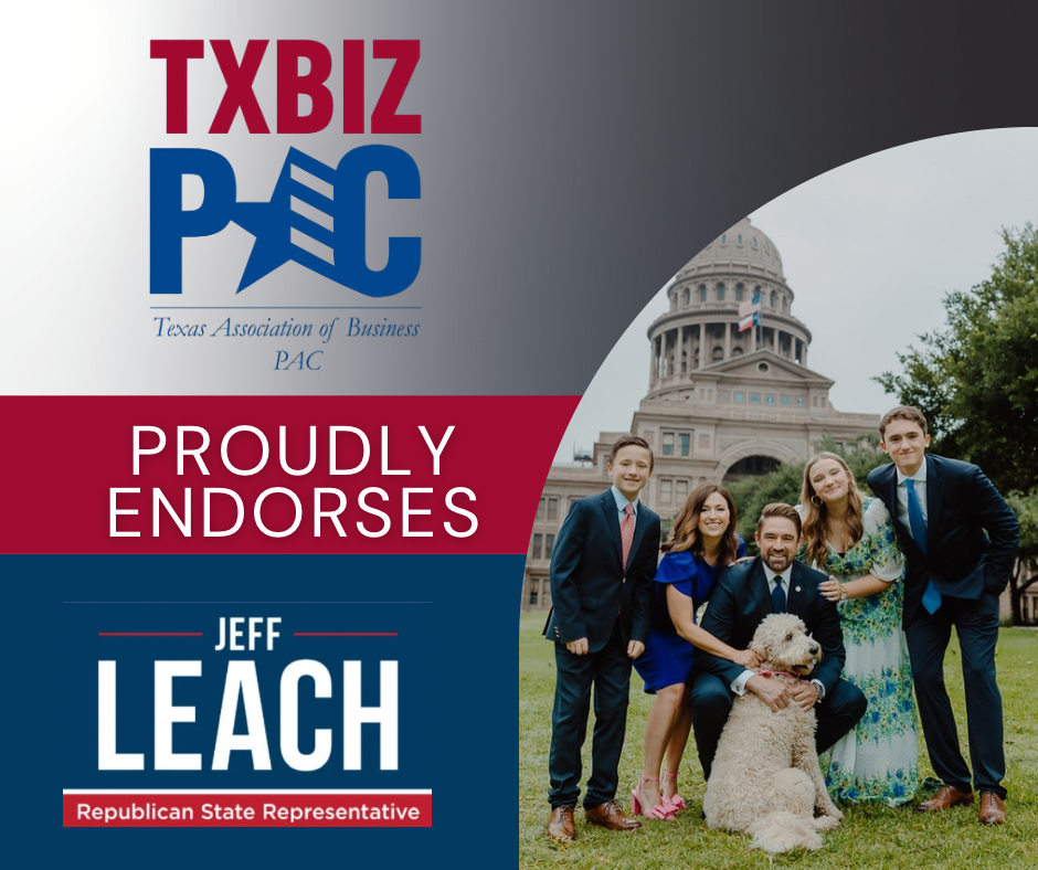 Endorsed by the Texas Association of Business PAC!