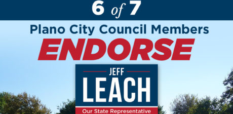 Plano City Councilmembers Endorse Jeff Leach for Re-Election