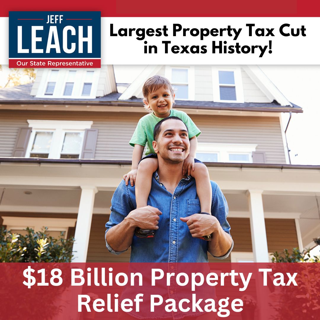 Largest Property Tax Cut in Texas History!