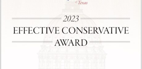 Jeff Leach Earns the Effective Conservative Award!